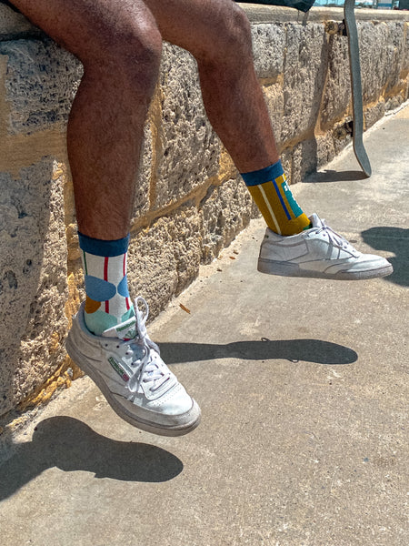 Psychedelic Socks | Coastal Summer